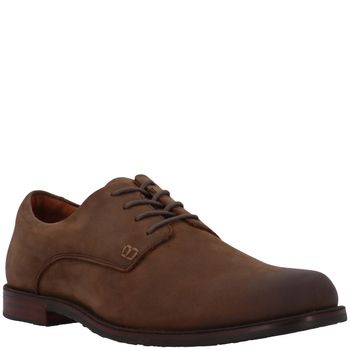 Zapato Para Hombre Cuero Harrow Café Rockford