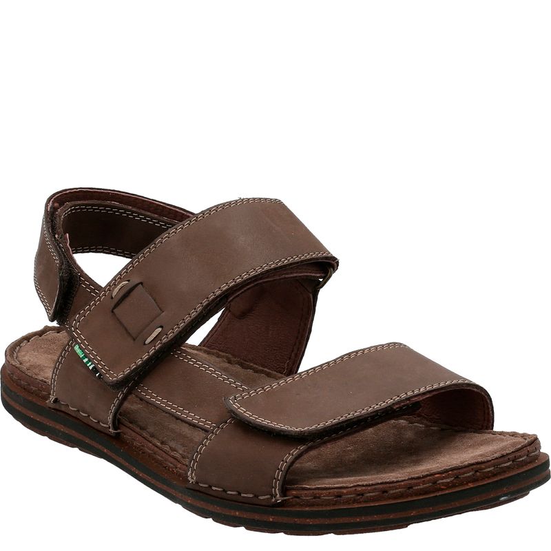 Sandalias en cuero hombre new arrivals