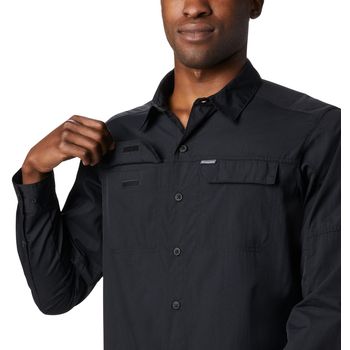 Camisa Para Hombre Manga Larga Silver Ridge™ 2.0 Negro Columbia