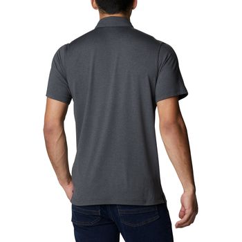 Polo Para Hombre Pique Tech Trail™ Negro Columbia