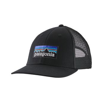 Gorro P-6 Logo Lopro Trucker Negro Patagonia