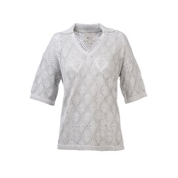 Polo Para Mujer Algodón Orgánico Caicos Gris Rockford