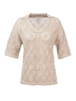 Polo-Para-Mujer-Algodon-Organico-Caicos-Beige-Rockford