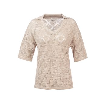 Polo Para Mujer Algodón Orgánico Caicos Beige Rockford