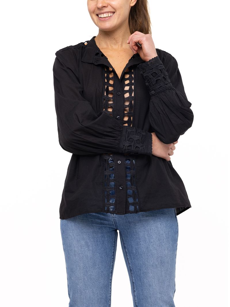 Blusa-Para-Mujer-Algodon-Organico-Sahara-Negro-Rockford