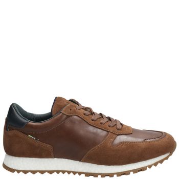 Zapatilla Para Hombre Cuero Flint Café Rockford