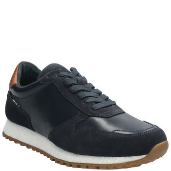 Zapatilla Para Hombre Cuero Flint Azul Rockford