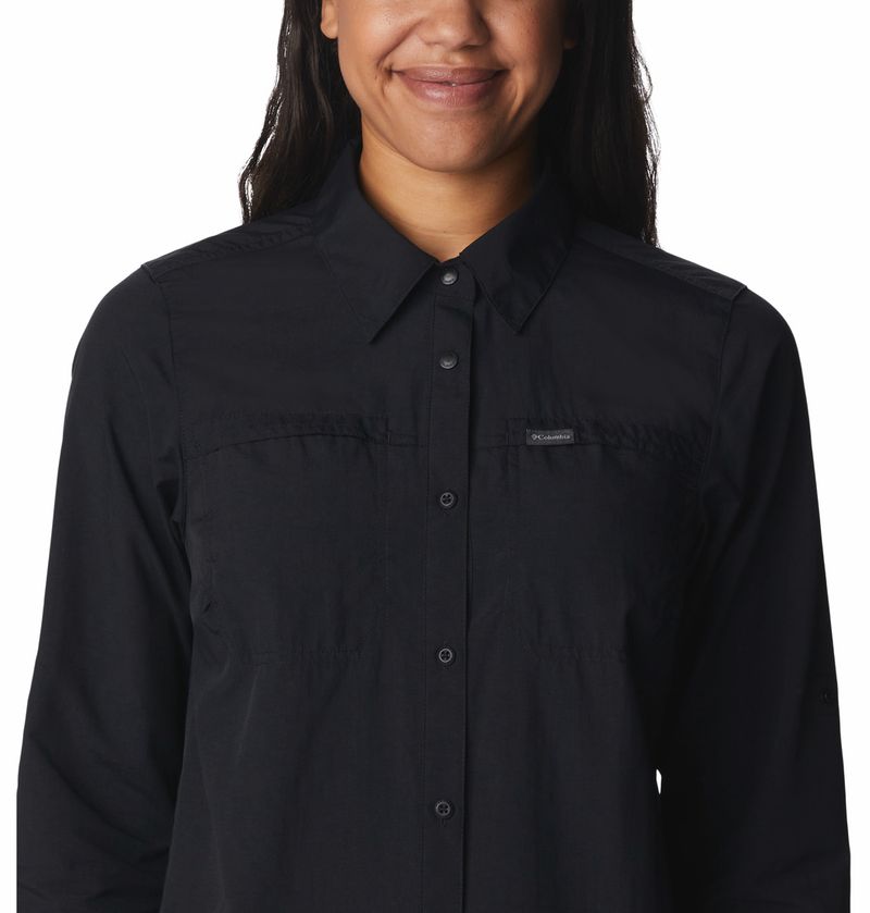 Blusa-Para-Mujer-Hike-Silver-Ridge™-3.0-Negro-Columbia