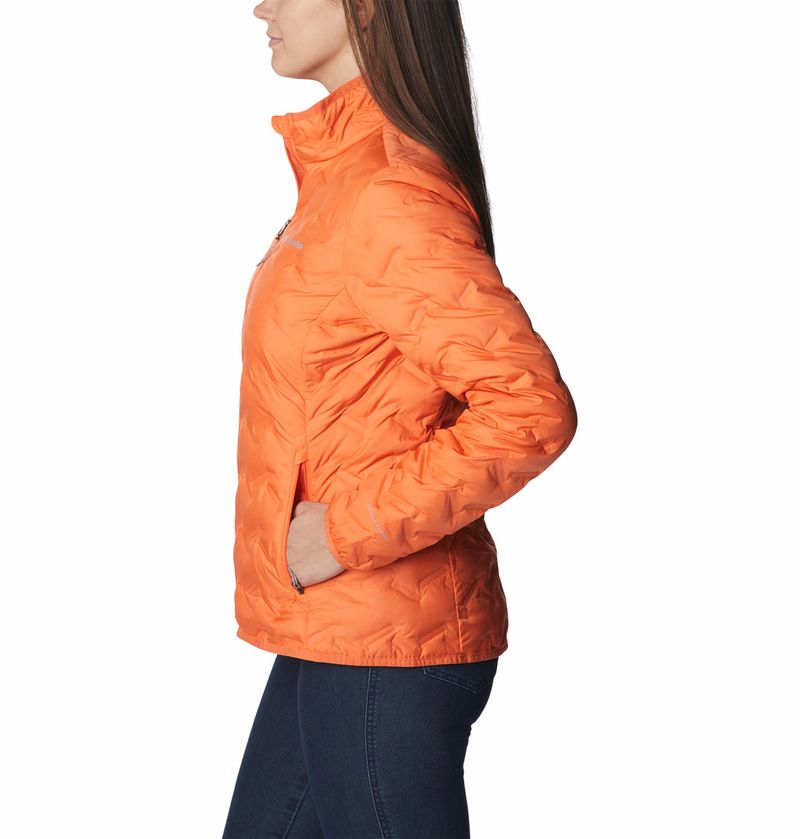 Casaca-Para-Mujer-De-Plumas-Delta-Ridge™-Naranja-Columbia