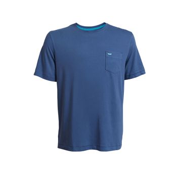 Polo Para Hombre Algodón Orgánico Basic Azul Rockford