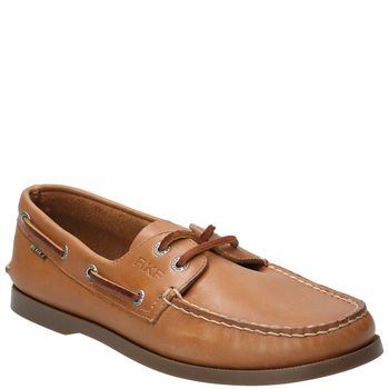 Mocasín Para Hombre Cuero Boat Marrón Rockford