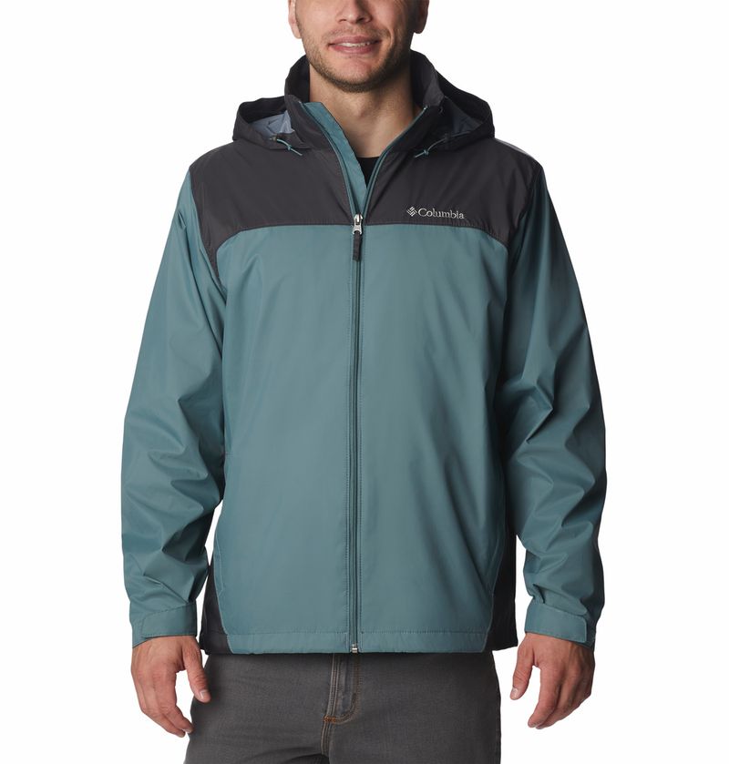 Casaca Para Hombre Impermeable Glennaker Lake Verde Columbia