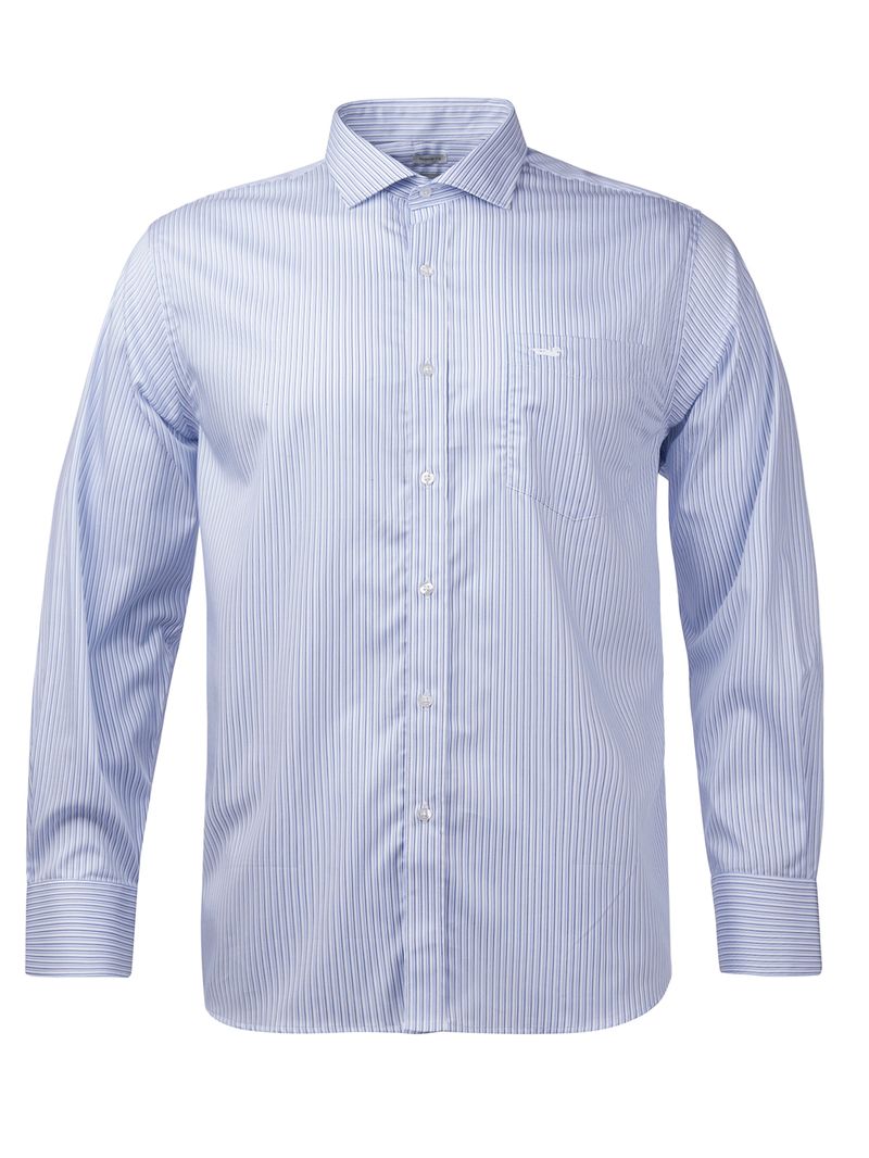 Camisa-M-L-Para-Hombre-Algodon-Easy-Iron-Azul-Rockford