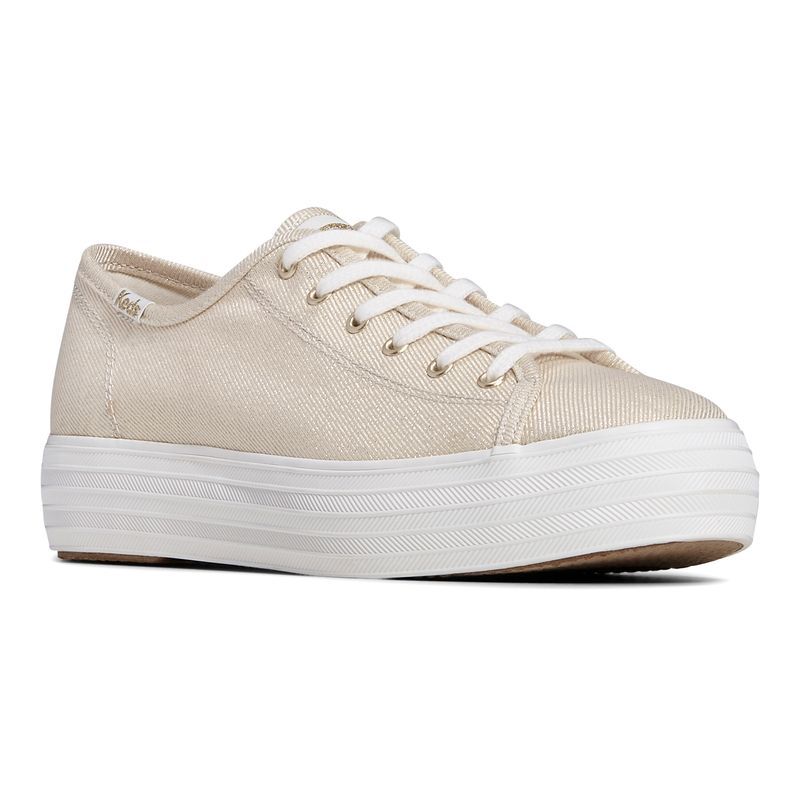 Zapatilla-Textile-Mujer-Triple-Kick-Metallic-Textile-Dorado-Keds