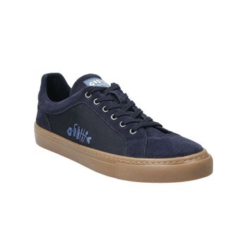 Zapatilla Para Hombre Cuero Tifon Azul Rockford