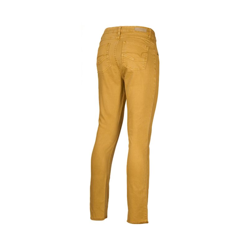 Pantalon-Para-Mujer-Algodon-Organico-Leman-Amarillo-Rockford