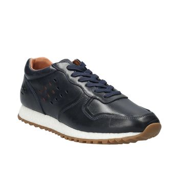 Zapatilla Para Hombre Cuero Graig Azul Rockford