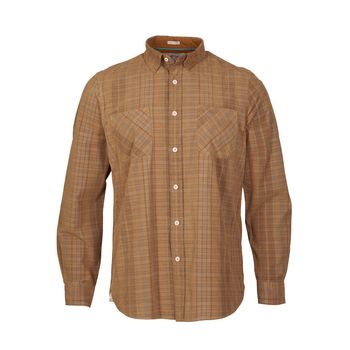 Camisa Para Hombre Algodón Orgánico Tartancord Beige Rockford