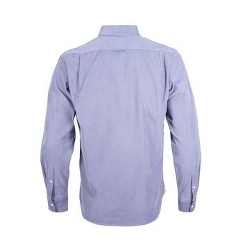 Camisa Para Hombre Algodón Orgánico Corduroy Azul Rockford