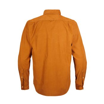 Camisa Para Hombre Algodón Orgánico Corduroy Marrón Rockford