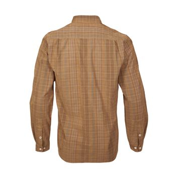 Camisa Para Hombre Algodón Orgánico Tartancord Beige Rockford