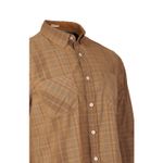 Camisa-Para-Hombre-Algodon-Organico-Tartancord-Beige-Rockford