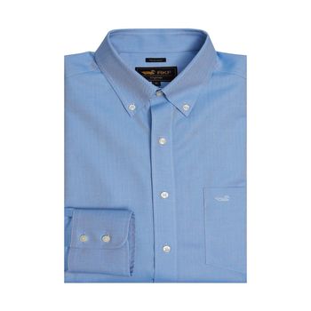 Camisa Para Hombre  Wor Travel Azul Rockford