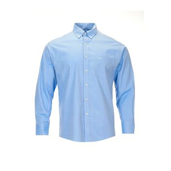 Camisa Para Hombre  Wor Travel Azul Rockford