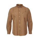 Camisa-Para-Hombre-Algodon-Organico-Tartancord-Beige-Rockford