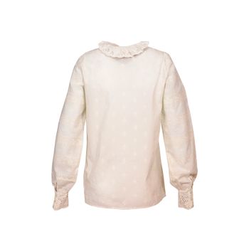 Blusa Para Mujer Algodón Orgánico Lucia Blanco Rockford