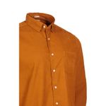 Camisa-Para-Hombre-Algodon-Organico-Corduroy-Marron-Rockford