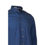 Camisa-Para-Hombre-Algodon-Organico-Galiton-Azul-Rockford