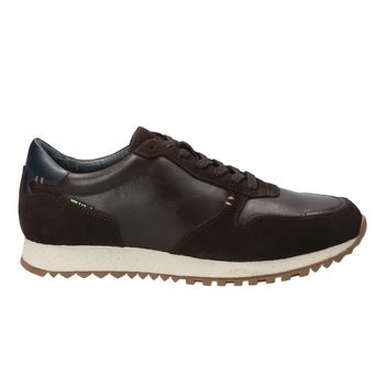 Zapatilla Para Hombre Cuero Flint Marrón Rockford