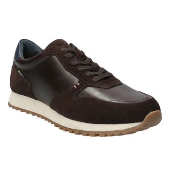 Zapatilla Para Hombre Cuero Flint Marrón Rockford