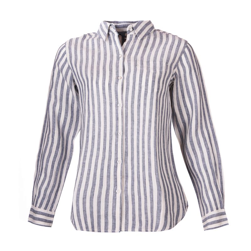 Blusa-Para-Mujer-Lino-Organico-Lirioline-Azul-Rockford
