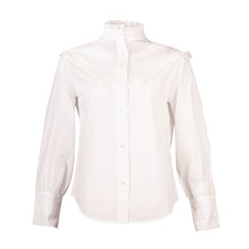 Blusa Para Mujer Algodón Orgánico Aitana Blanco Rockford