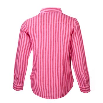 Blusa Para Mujer Lino Orgánico Lirioline Rosado Rockford