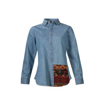 Blusa Para Mujer Algodón Orgánico Cali Azul Rockford