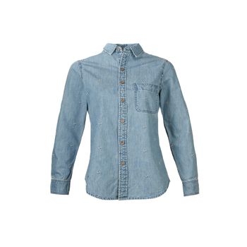 Blusa Para Mujer Algodón Orgánico Greta Azul Rockford