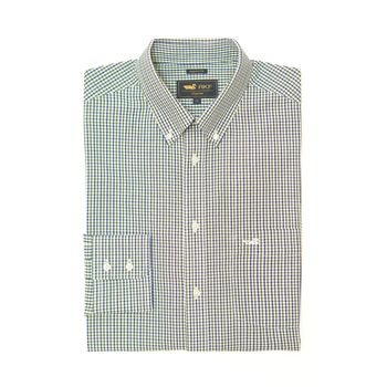 Camisa Para Hombre Libre De Arrugas Wf Pb Verde Rockford