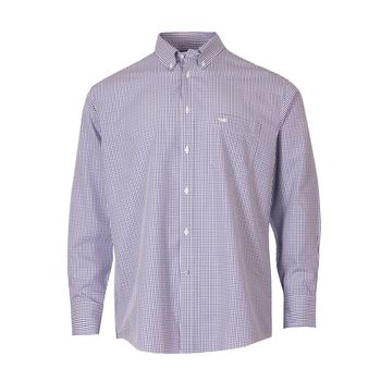 Camisa Para Hombre Libre De Arrugas Wf Pb Morado Rockford