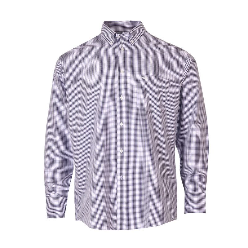 Camisa-Para-Hombre-Libre-De-Arrugas-Wf-Pb-Morado-Rockford