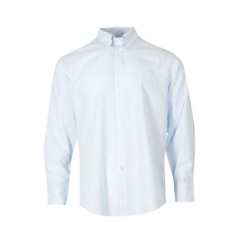 Camisa Para Hombre Libre De Arrugas Wf Pb Azul Rockford