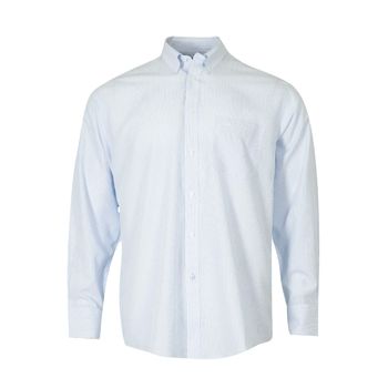 Camisa Para Hombre Libre De Arrugas Wf Pb Celeste Rockford