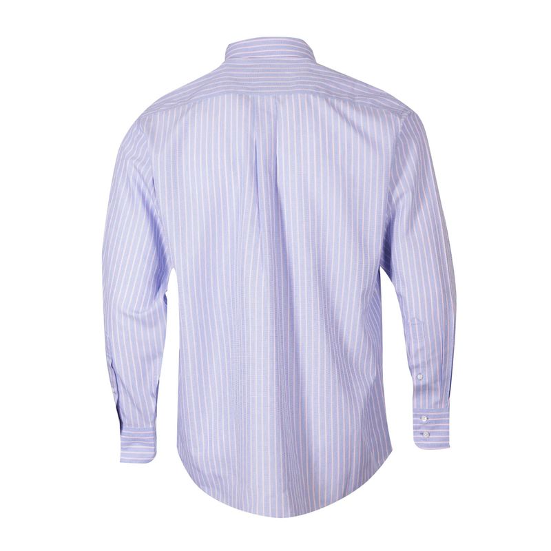 Camisa-Para-Hombre-Libre-De-Arrugas-Wf-Pc-Azul-Rockford