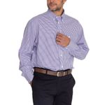 Camisa-Para-Hombre-Libre-De-Arrugas-Wf-Pb-Morado-Rockford