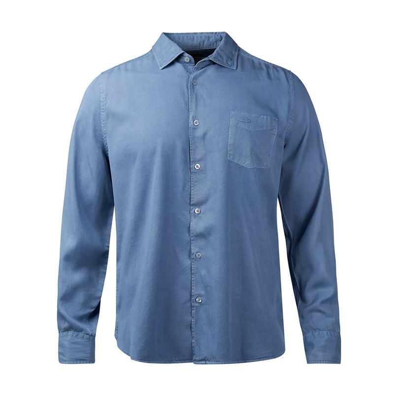 Camisa-Para-Hombre-Tencel-Tencel-Azul-Rockford