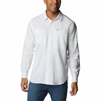 Camisa Para Hombre Manga Larga Silver Ridge™ Utility Lite Blanco Columbia