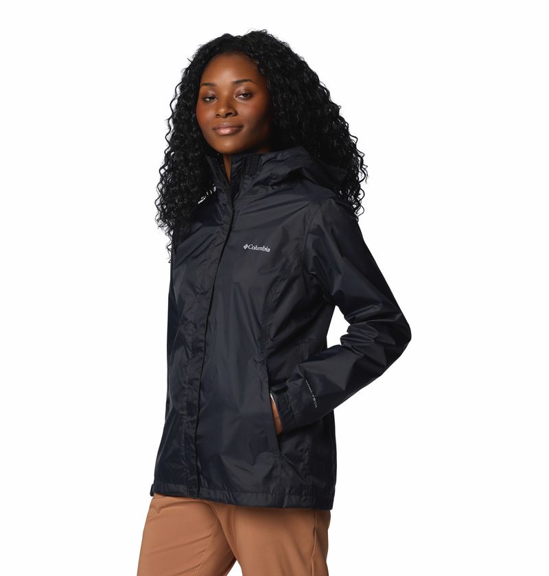 Casaca-Para-Mujer-Impermeable-Arcadia™-Ii-Negro-Columbia