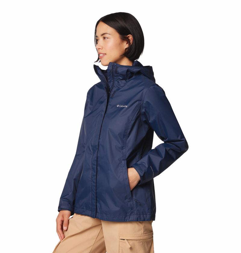 Casaca-Para-Mujer-Impermeable-Arcadia™-Ii-Azul-Columbia